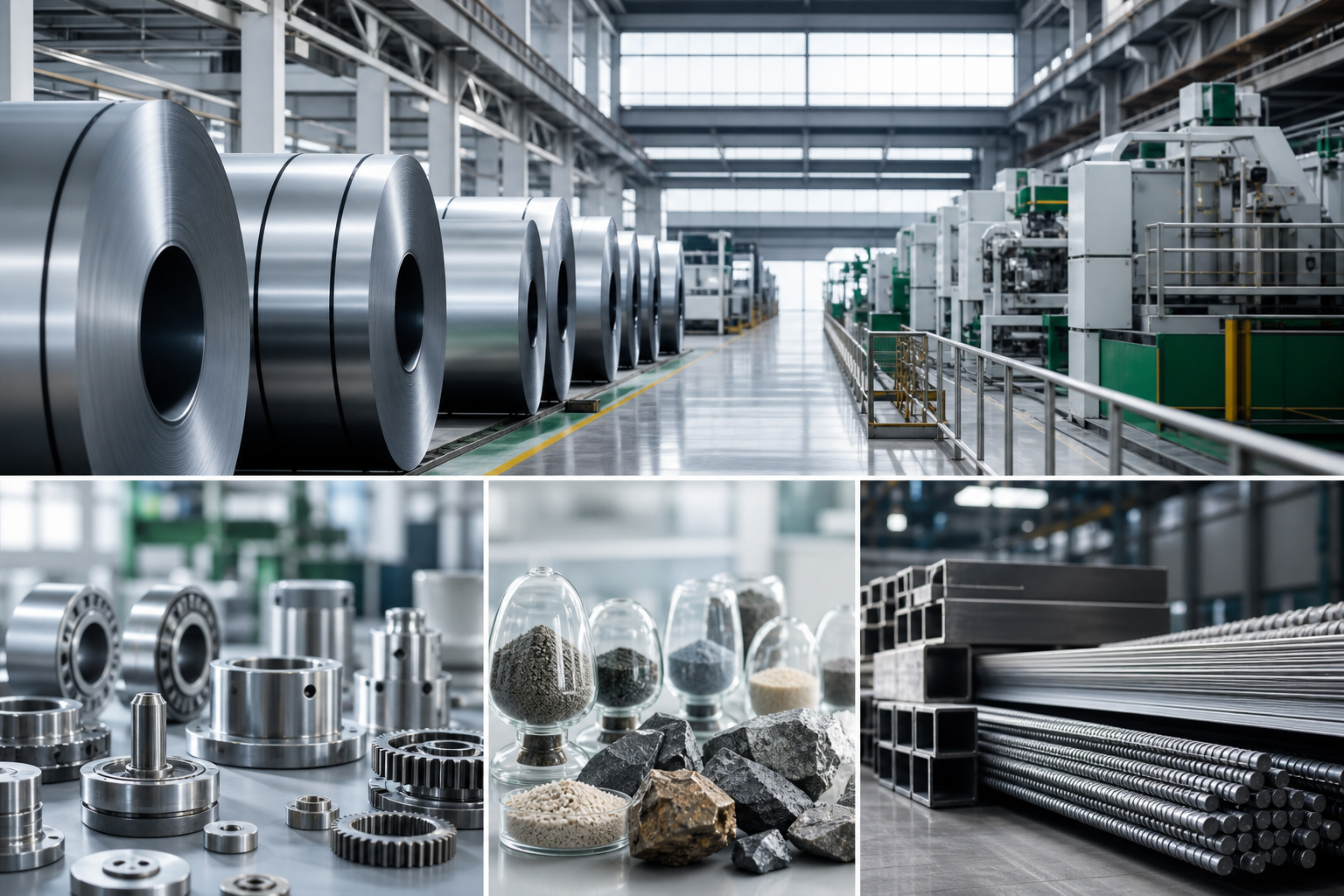 Industrial production and material supply